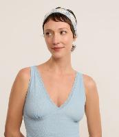 Faixa de Cabelo em Crochê com Margaridas - 2