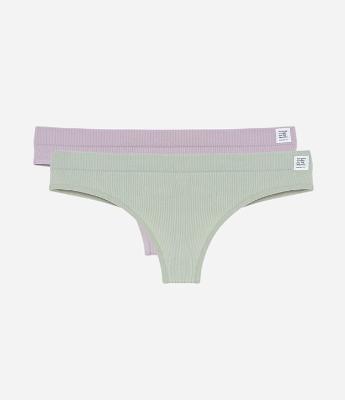 Kit 02 Calcinhas Biquíni Fio Seamless