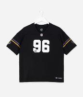 Camiseta Infantil Oversized com Tecnologia Dry Ravens NFL - Tam 5 a 14 Anos - 1