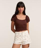 Blusa com Lastex e Manga Bufante - 2