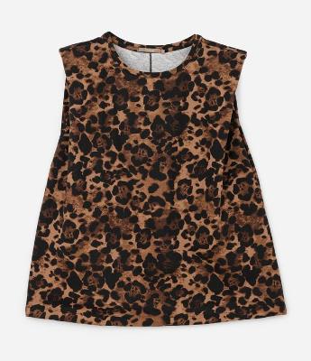 Regata Muscle Tee em Algodão com Estampa Onça Curve & Plus Size