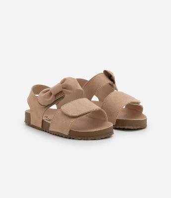 Sandália Infantil com Lacinho Aplicado  - Tam 20 ao 27