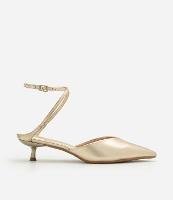 Sapato Scarpin com Tira Cruzada e Salto Fino - 1