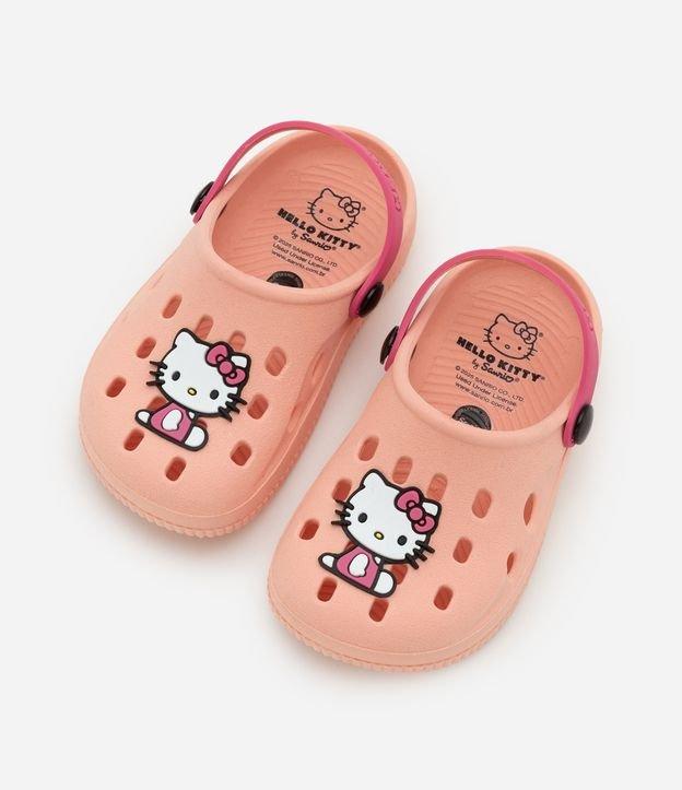 Sandália Babuche Infantil com Patch Hello Kitty - Tam 20 a 27 - 2