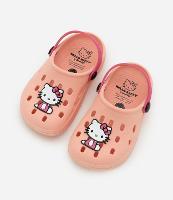 Sandália Babuche Infantil com Patch Hello Kitty - Tam 20 a 27 - 2