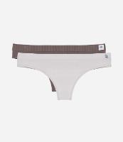 Kit 02 Calcinhas Biquíni Fio Seamless Texturizadas - 1