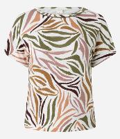 Blusa em Viscolycra com Estampa Abstrata - 1