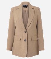 Blazer Comfort Alfaiatado com Lapelas e Linhas Pontilhadas - 1