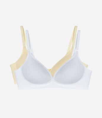 Kit 02 Sutiã com Bojo sem Aro em Microfibra DelRio