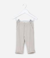 Calça Infantil em Cambraia com Bolso Faca - Tam 0 a 18 Meses - 1
