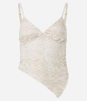 Blusa Assimétrica de Alcinha Texturizado - 1