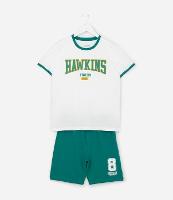 Pijama Curto Infantil Estampado Stranger Things - Tam 9 a 16 Anos - 1
