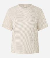 Blusa com Gola Redonda e Listras de Fio Metalizado - 1