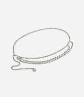 Cinto Corrente Estreito com Pingentes de Medalha - 1