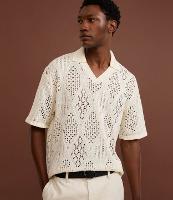 Camisa Polo em Tricô com Textura Ponto Aberto - 1