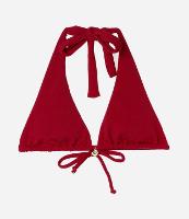 Biquíni Top Cortininha Alongada Texturizada com Pingente de Conchinha - 1