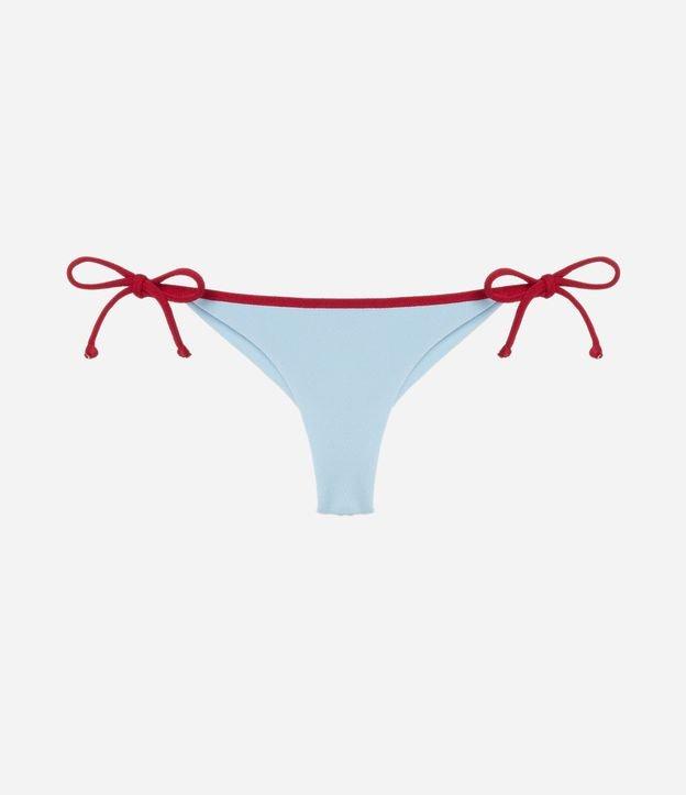 Biquíni Calcinha Lacinho em Microfibra Texturizada com Empina Bumbum - 1