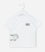 Camiseta Infantil com Estampa de Dinossauro - Tam 0 a 18 Meses - 1