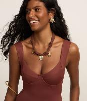 Maiô Meia Taça em Microfibra com Alças Largas - 1