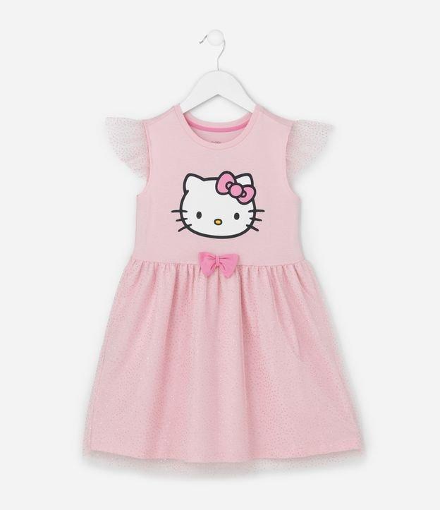 Camisola Infantil com Estampa da Hello Kitty - Tam 3 ao 8 Anos - 1