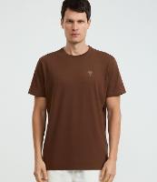 Camiseta Comfort em Algodão com Estampa de Coqueiro - 3