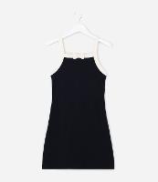 Vestido Infantil com Laço Aplicado - Tam 
 7 A 14 - 1