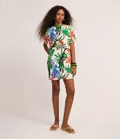 Vestido T-shirt em Viscose com Estampa de Tucano - 2