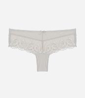 Calcinha Boyshort em Tule com Laços Bordados - 1