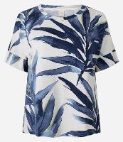 Blusa em Viscolycra com Estampa Folhagem - 1