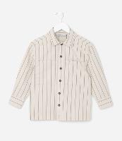 Camisa Infantil em Sarja com Estampa de Listra e Lettering Fast Speed - Tam 5 a 14 Anos - 1