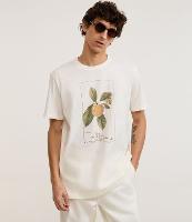 Camiseta em Algodão com Estampa Tropical Fruta - 1