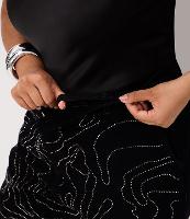 Calça Wide Leg em Sarja com Brilhos Frontais Curve & Plus Size - 2