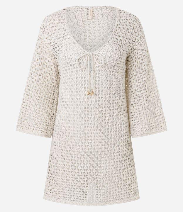 Saída de Praia Vestido em Crochê - 1