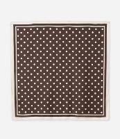 Lenço Quadrado Acetinado com Estampa Poá Curve & Plus Size - 1