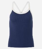 Blusa Regata em Ribana com Viés Contrastante - 1