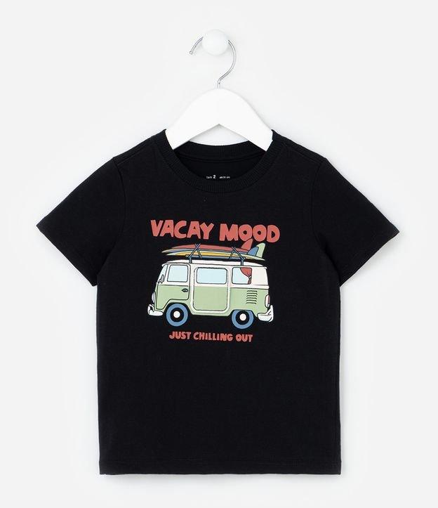Camiseta Infantil com Estampa de Kombi - Tam 1 a 6 Anos - 1