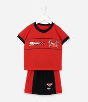 Conjunto Infantil com Tecnologia Dry e Estampa Mcqueen Carros - Tam 2 a 6 Anos - 1