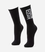 Meia Cano Alto em Algodão Estampa Lettering  wicked - 1