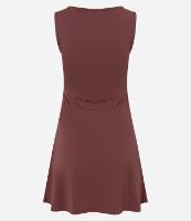 Vestido Curto em Poliamida com Decote Canoa - 1