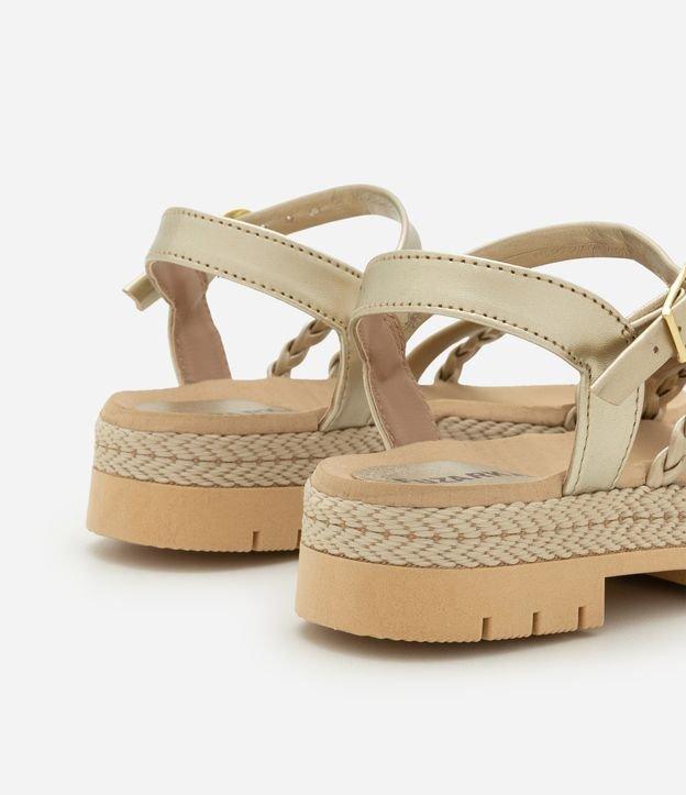 Sandália Infantil Flatform em PU Trançada - Tam 25 ao 32 - 1