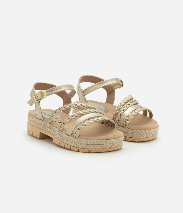 Sandália Infantil Flatform em PU Trançada - Tam 25 ao 32 - 2