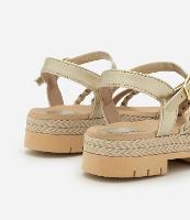 Sandália Infantil Flatform em PU Trançada - Tam 25 ao 32 - 1