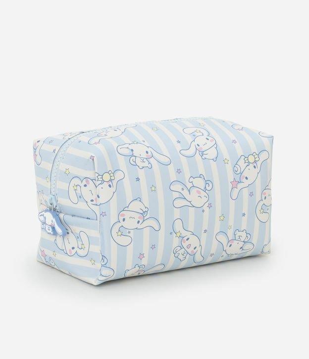 Necessaire Retangular com Listras e Estampa da Cinamon Roll - 1