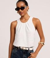 Blusa em Airflow com Franzidos na Gola Redonda - 1