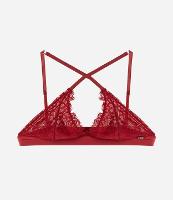 Sutiã Top em Renda Floral com Alças Reposicionáveis - 1