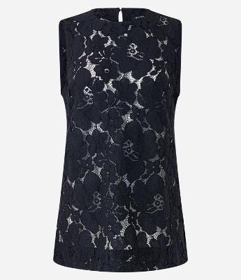 Blusa Alongada em Renda Floral