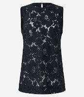 Blusa Alongada em Renda Floral - 1