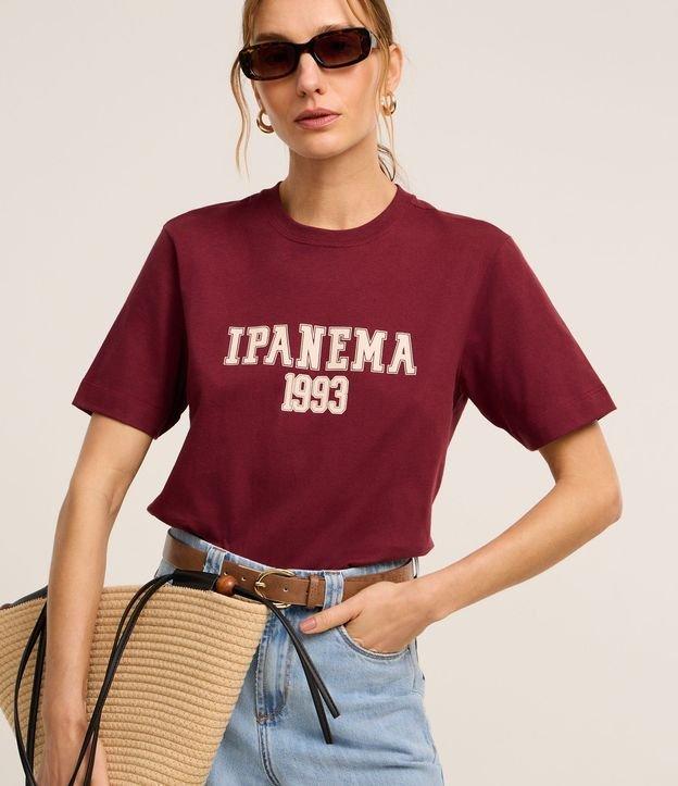 Blusa em Algodão com Lettering Ipanema 1993 - 1