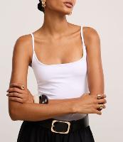 Body de Alça em Microfibra com Decote U - 1