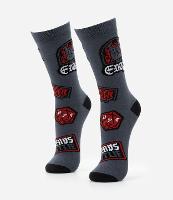 Meia Cano Alto em Algodão com Estampa Stranger Things - 1